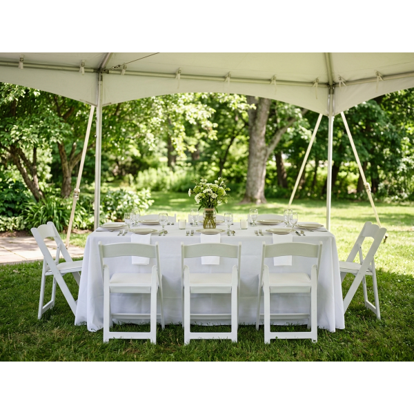 6' Rectangle Table – Seats 6–8